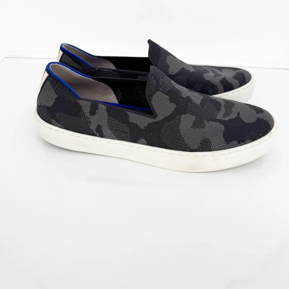Rothy's The Original Camo Knit Slip On Shoes Women's‎ Size 8 Sustainable